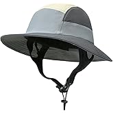 USHAKECAMP Surf Hat Bucket Sun Hats for Surfing Boating Water-Sports Men and Women-Quick Drying Adjustable Chin Strap