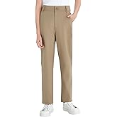 QBK Boys' Golf Pants-Quick Dry Stretch Chino with Flat Front for Kids School Uniforms Athletic(2T-16Y)
