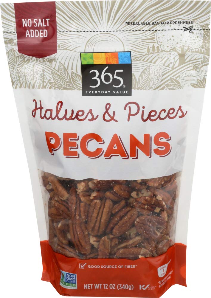 365 Everyday Value, Pecans, Halves & Pieces, 12 oz Prime