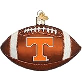 Old World Christmas University of Tennessee Football Glass Blown Ornament for Christmas Tree, Handcrafted Holiday Decoration, University Collection