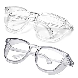 SQIMZAR 2 PCS Safety Glasses Goggles For Women