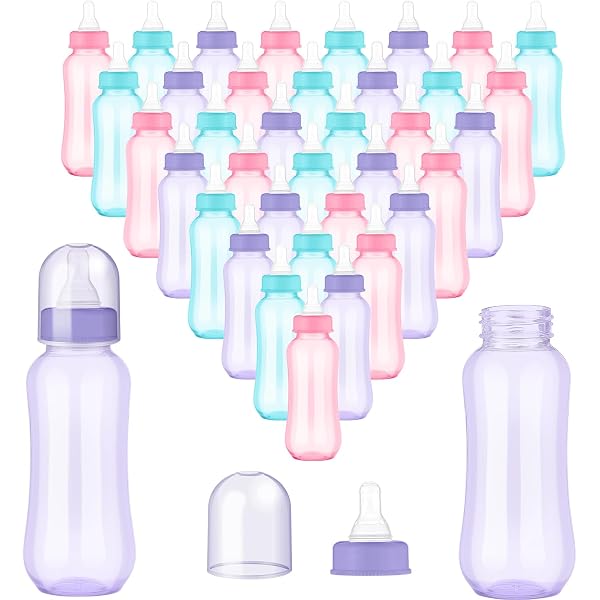 Juego De 4 Biberones Para Muñecas Con Leche Que Desaparece Y 2 Chupetes – Accesorios De PP Para Juego De Roles
