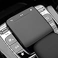 Ovfioaji Car Center Console Mouse Protect Cover Console Touch Screen Controller Cover Mouse Screen Protect Cover Shell for Mercedes Benz A B AMG CLA GLE GLS GLB GLA 2020-2022 (Black)