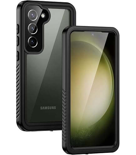 Amazon.com: Samsung Galaxy S23 Case Waterproof Dropproof, Galaxy S23 Full  Body Heavy Duty Protective Cover, Fully Sealed Case with Built-in Screen  Protector for Samsung S23 5G 6.1 Inch (Clear Black) : Cell