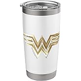 Wonder Woman 1984 Golden Logo Stainless Steel Insulated Tumbler