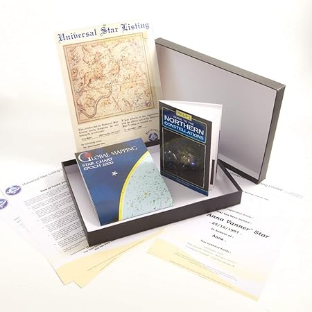 Regalo de Nombrar una estrella, en caja de regalo, personalizable: Amazon.es: Hogar