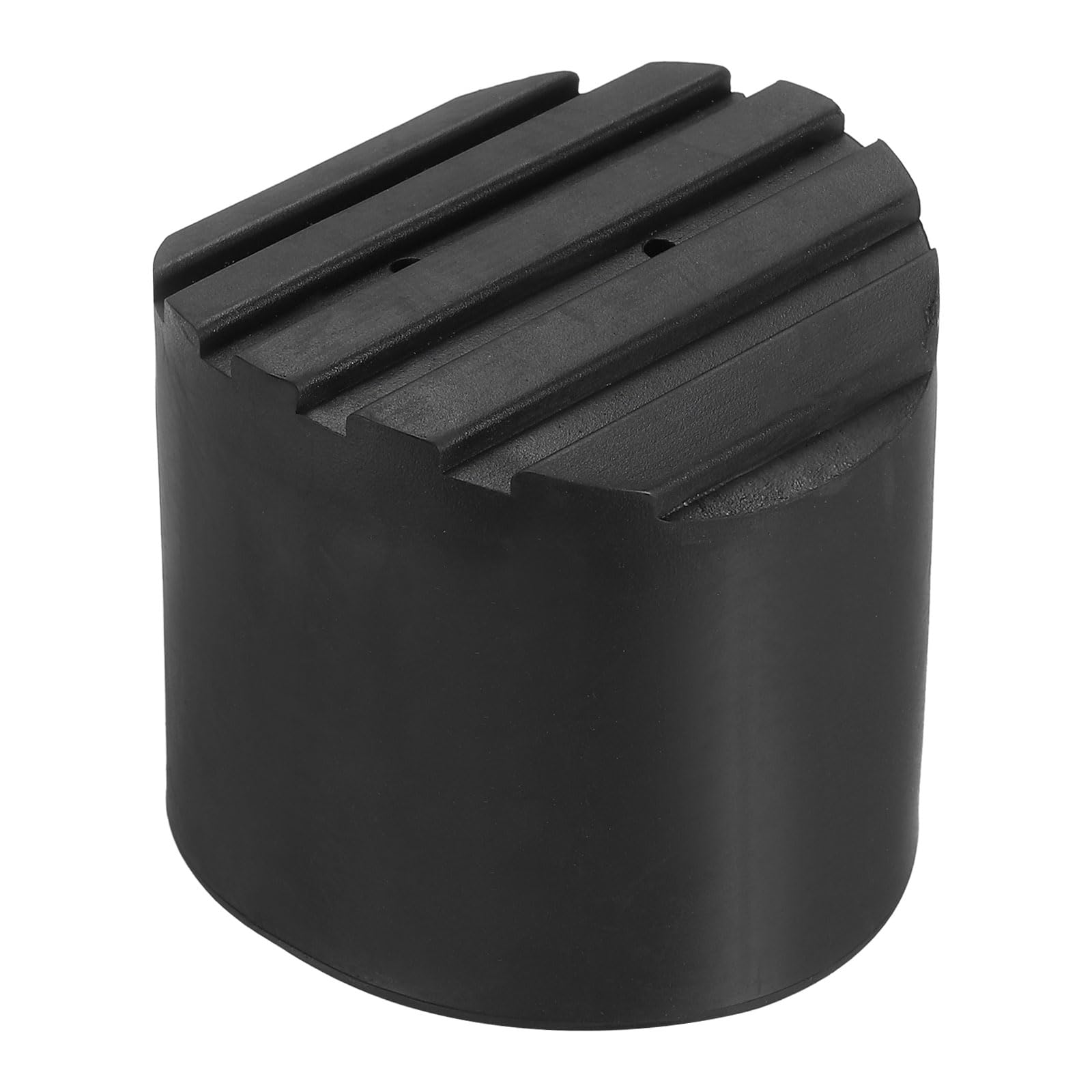 PATIKIL Ladder Non Slip Feet 2.8"/72mm, 1Pcs Rubber Round Foot Protective Mat Cushion Replacement for Telescopic Folding Extension Ladder Protection, Black