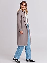 ANRABESS Long Sweater Cardigan Women Knit Open