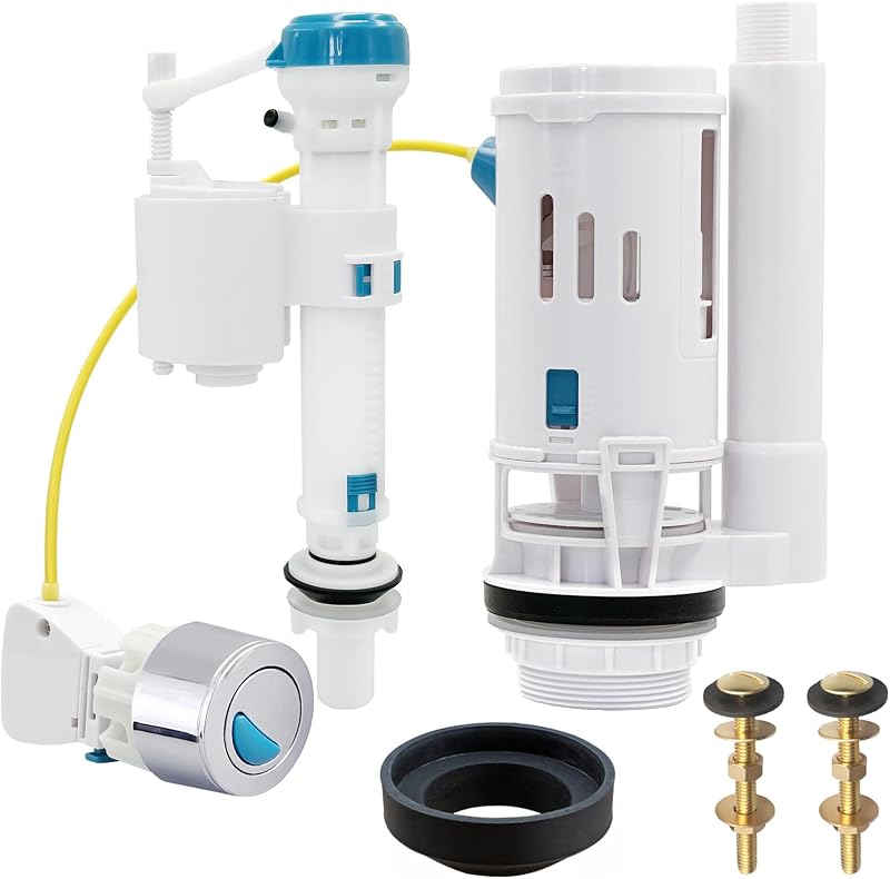 Apragaz Dual Flush Toilet Cistern Kit Universal 2" Outlet Adjustable Height