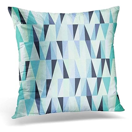 Amazon Com Staroutah Throw Pillow Cover Black Geo Scandinavian