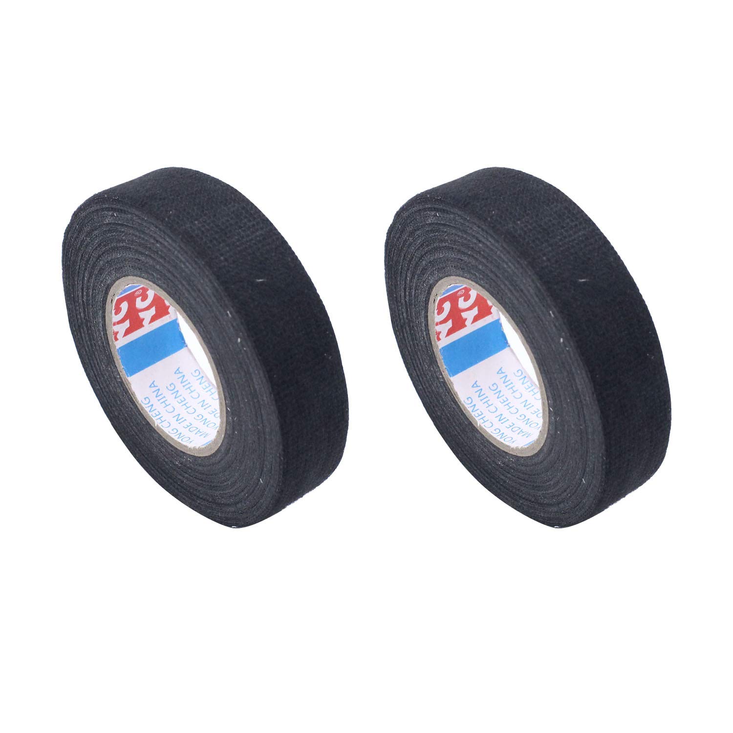 TAKPART 2 Rolls Car Wiring Harness Tape 19mm x 15m Cloth Tape