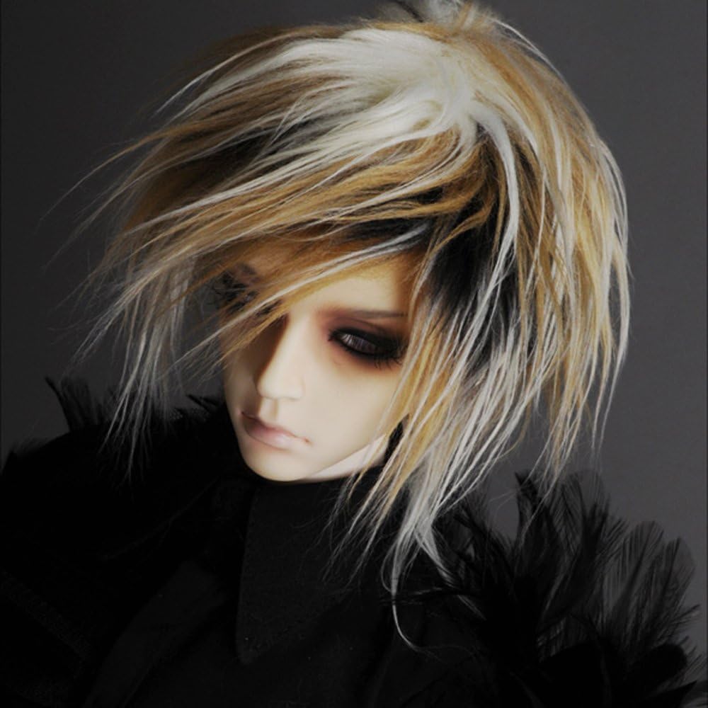 Dollfie SD Size Wig (8-9) Two Tone Style Wig (Brown)