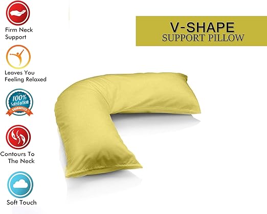 v shaped feeding pillow
