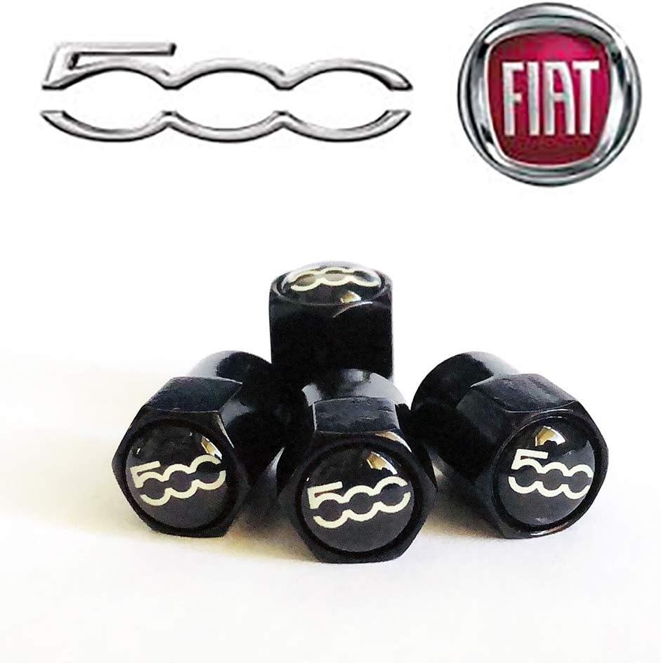 Black Valve Dust Caps - Set of 4. 500 500X 500C 500L