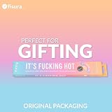 Fisura Handheld Folding Fan Colourful Wood Message Fan F*cking Hot Glow view 7