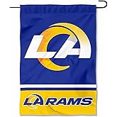 Rams LA Logo Garden Flag Double Sided Banner