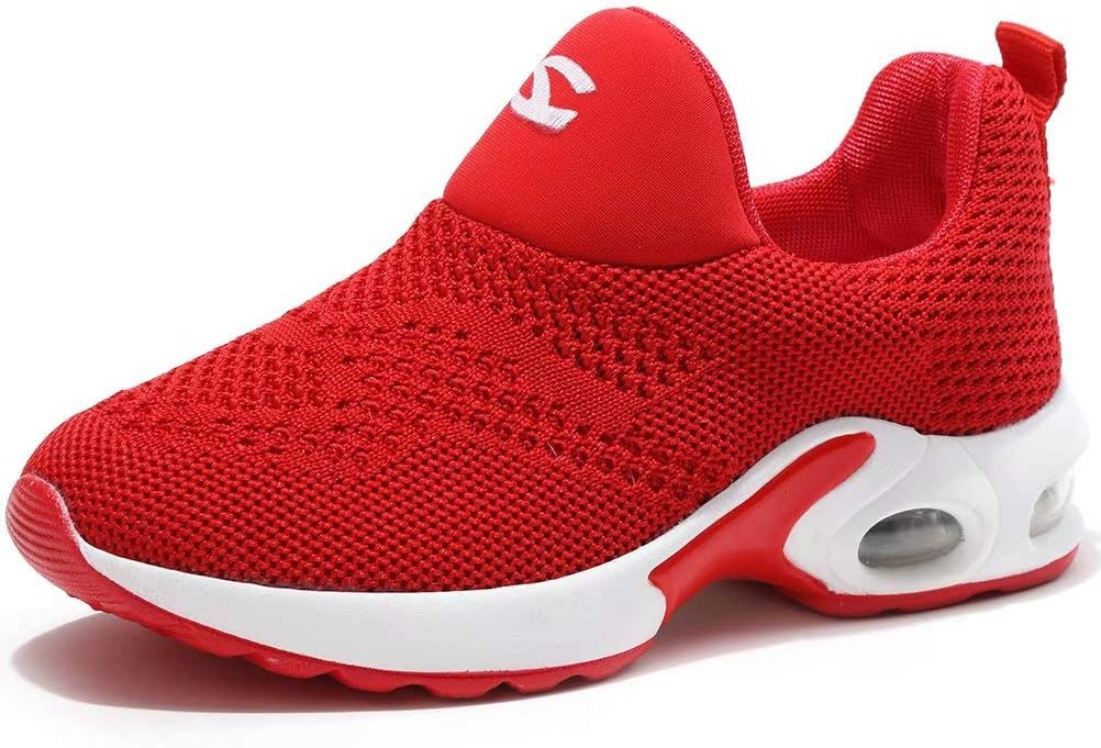 Kids Boys Girls Running Shoes Comfortable Fashion Light Weight Slip on Cushion