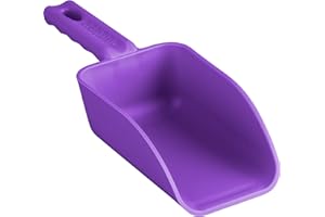 Vikan Remco 63008 Color-Coded Plastic Hand Scoop - BPA-Free Food-Safe Kitchen Utensils, Restaurant and Food Service Supplies, 16 oz, Purple