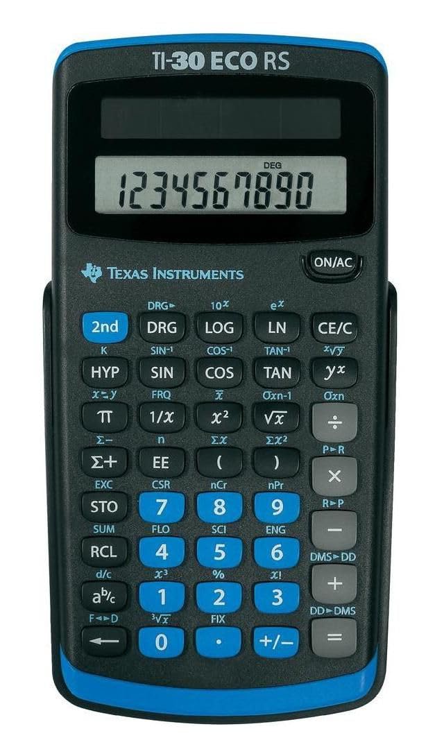 Texas 30RS/TBL/5E1 TI-30 ECO RS Scientific Calculator
