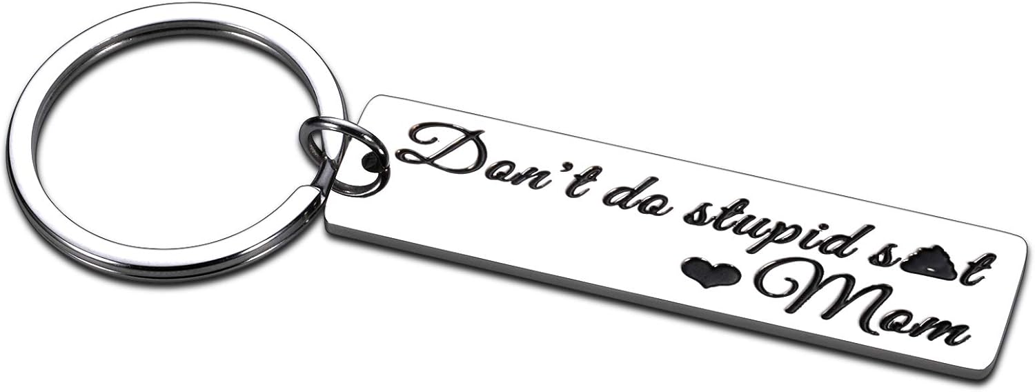 Funny Keychains Gift for Kids Teens Gag Keychain for Men Women Son Daughter Boy Girl Funny