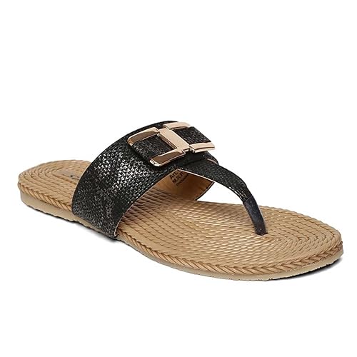 paragon solea women's black sandals