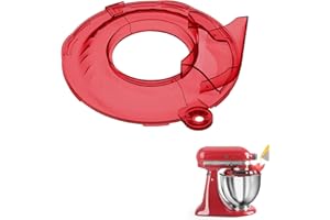 JAYOBGO Pouring Shield for KitchenAid Tilt Head 4.5-5QT Mixer Stainless Steel Bowls (Only),Food Grade Pouring Shield Mixers Bowl Cover Splash Guard for Kitchen aid Accessories and Attachments,Upgraded