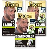 Bigen Men&rsquo;s Beard Color 100 Real Black - 3 Pack