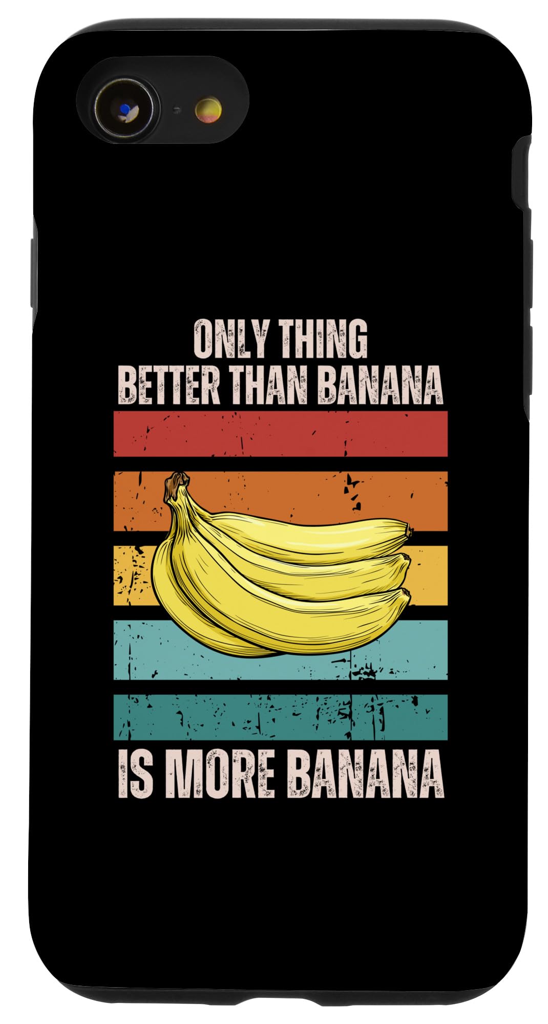iPhone SE (2020) / 7 / 8 Retro Only Thing Better Than Banana Is More Banana Fruit Case