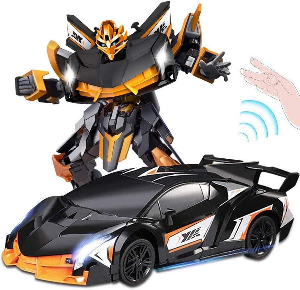 RCOO Electric Remote Control Car One Button Deformable led lights