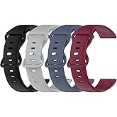 Chofit Compatible with BIGGERFIVE BARVE Smart Watch Bands,Soft Silicone Wristband Adjustable Quick Release Replacement Watch Strap for BIGGERFIVE BW02 & BW01 Smartwatch Accessories