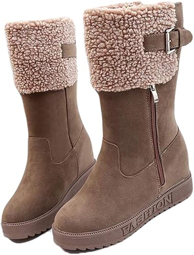 Amazon Piite シューズ レディース 冬靴 ムートンブーティー 長靴 ショートブーツ 裏ボア 厚底 おしゃれ靴 滑り止め 防寒 フラットシューズ シンプル ぺたんこ靴 歩きやすい Piite ブーツ ブーティ