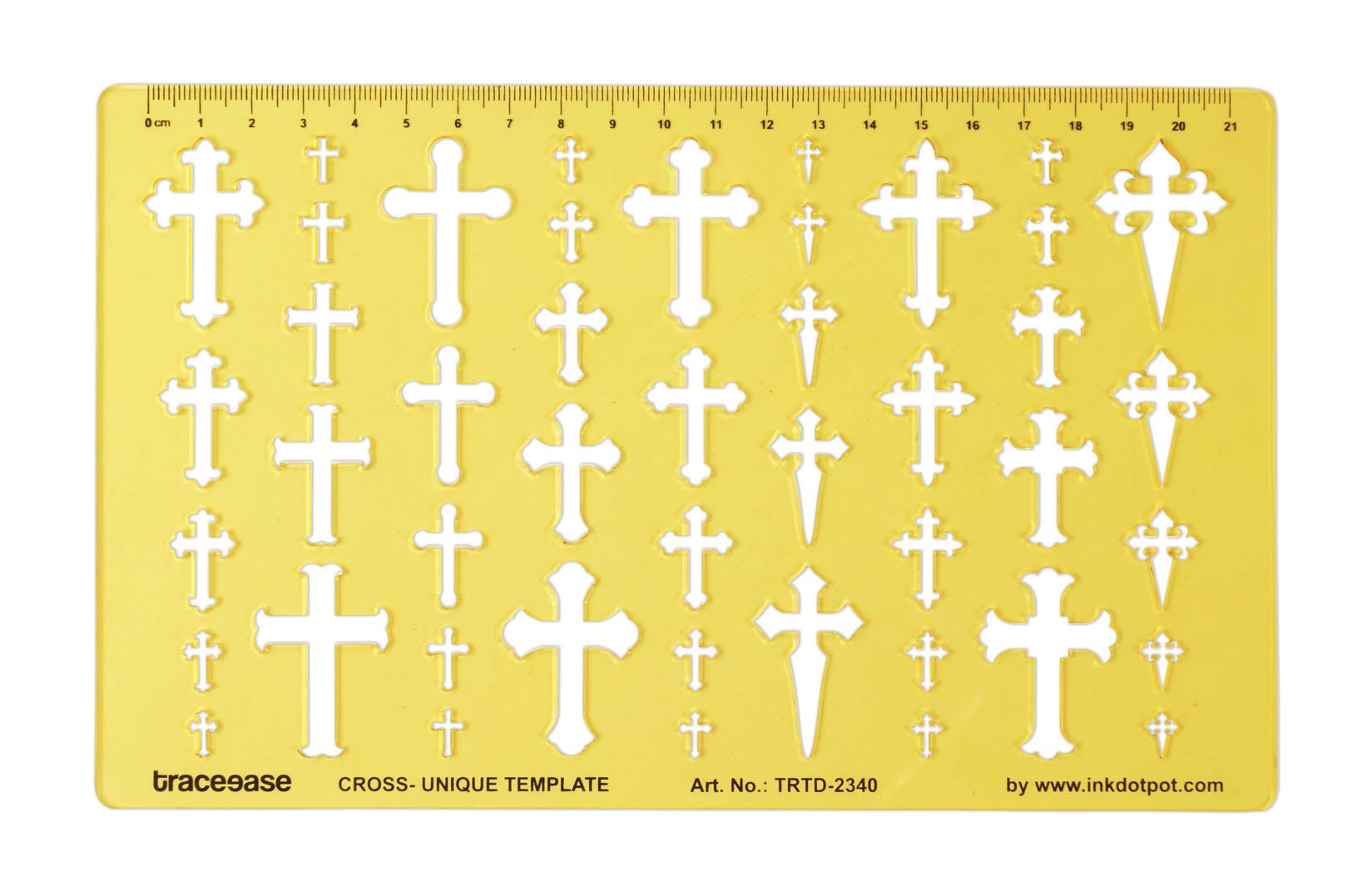 Traceease Multiple Unique Cross Pattern Jewelry Templates Drafting Tools Jewellery Designing Stencils