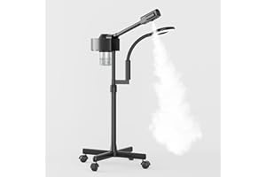 DRESS VOUS Facial Steamer with Magnifying Lamp, 2 in 1 Ozone Steamer for Face Professional, Professional Facial Steamer for Esthetician, Salon & Spa Face Beauty Equipment.