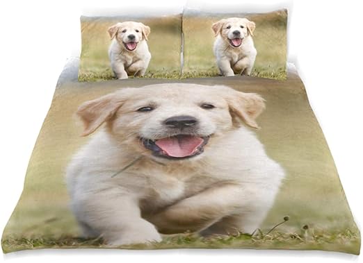 golden retriever puppy bed