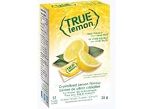True Lemon - Crystallized Lemon For Water, Tea - Single-Serve Packets - Water Enhancer - 32-count