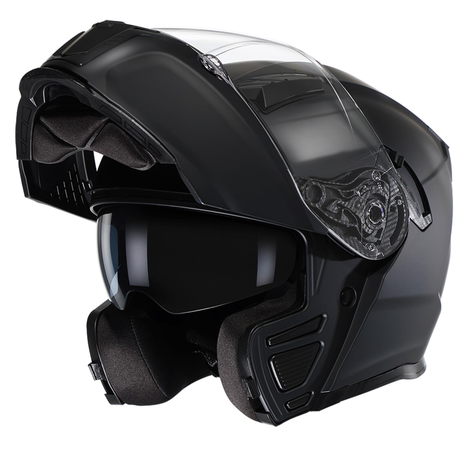 Photo 1 of TRIANGLE Modular Motorcycle Helmets for Men Flip Up Full Face Helmet Dual Visor with Internal Sunshield DOT Approved