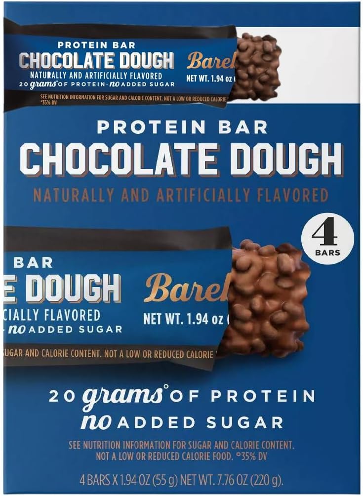 Barebels Nutrition Bars - 7.76oz/4 Bars (Chocolate Dough)