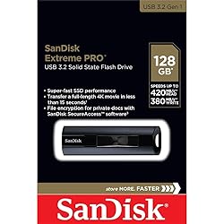 Sandisk Extreme Pro - USB Flash Drive - 128 GB
