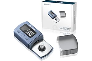 ALLmeter 0.01g/5.00g Digital Turntable Stylus Force Gauge, High-Precision Cartridge Tracking Force Scale with Blue LCD Backlight for Tonearm Phono Cartridge, Non-Magnetic & Accurate Measurement