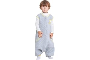 WONDAY Toddler Sleeping Sack 1.0 Tog, Sleep Sack 3t-5t, Sleep Sack Baby Wearable Blanket, Toddler Baby Sleep Sacks With Feet, Sleeveless Soft Toddler Sleep Sack For Early Walkers