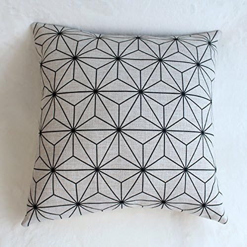 Funda Cojin Throwpillows Home Decorative Wedding Pillowcase Cotton and Striped Sofa Cushion Cover Throw Pillow Case