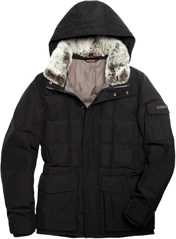 Woolrich Herren Winterjacke (Blizzard Jacket) mit FellBesatz