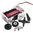 RCmall RDS5180 80KG 7.4V Dual Shaft Servo, IP66 Waterproof High Torque Metal Gear RC Digital Servo with U-Shaped Mount for 1/5 RC Car Robot (180 Degree)