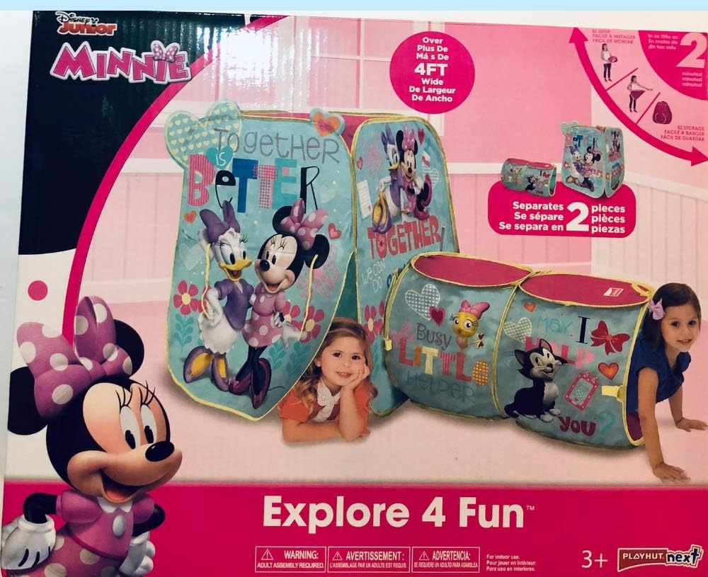 minnie mouse tent and tunnel