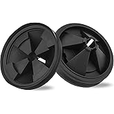 Garbage Disposal Splash Guard, 3 3/8" 2 Pack for InSinkErator Evolution Series QCB-AM Kitchen Sink Baffle Rubber Drain Cover 