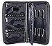 BBD Travel Jewelry Organizer Case for Security and Earrings Storage - Black