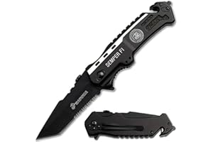 JUSTCHEE U.S. Marines by MTech USA USA M-A1002TS Folding Knife Multi 4.75-Inch Closed Length