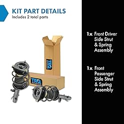 TRQ Front Strut & Coil Spring Assembly Set Driver