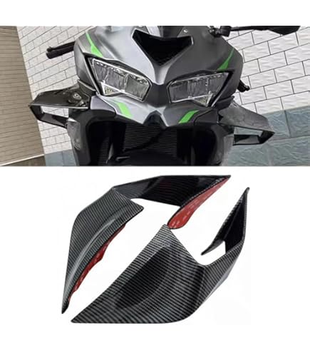 Amazon.com: ZX25R Wing Spoilers 8.46inch ABS Side Wing Fairing