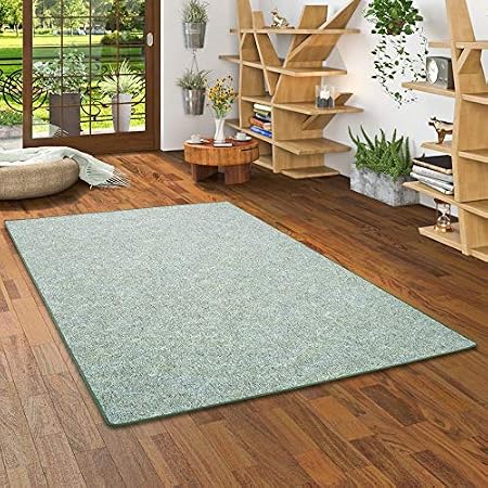 Memory Schlingen Teppich Grun Meliert In 24 Grossen Amazon De